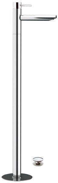 Sapho Wastafelmengkraan Vrijstaand Rhapsody 1-hendel Recht 94 cm Chroom - Foto 1