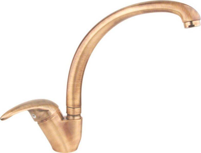 Sapho Keukenmengkraan Saly 1-hendel 28 cm Beweegbare Uitloop Brons
