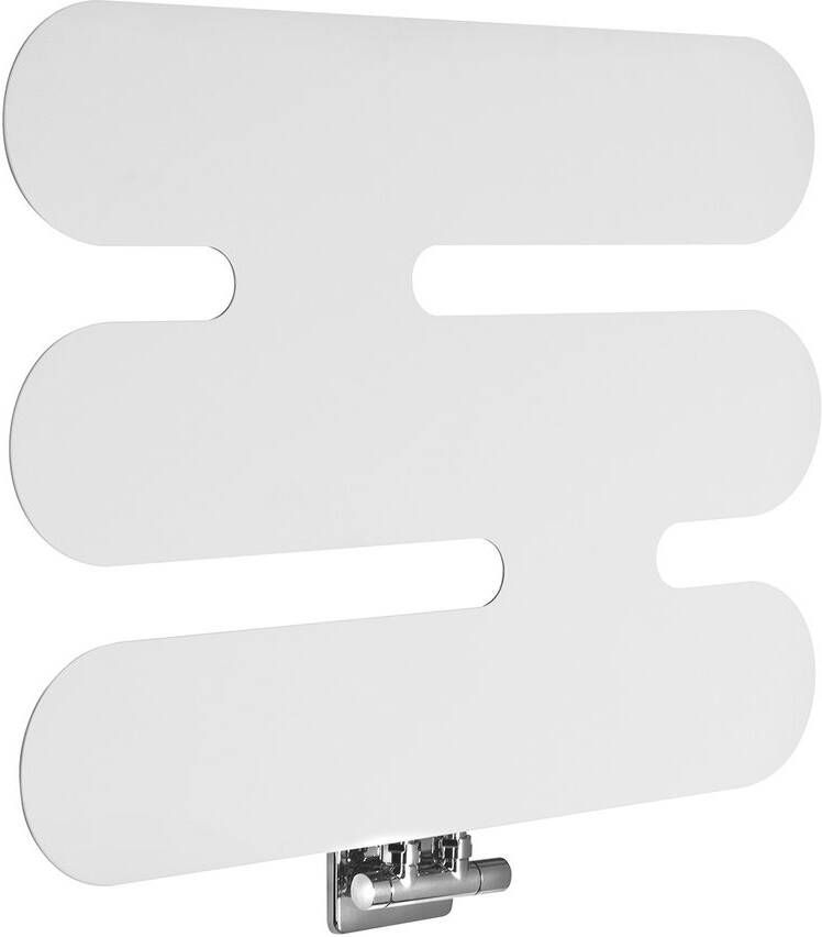 Sapho Designradiator Evolla 79x59 2 cm Mat Wit