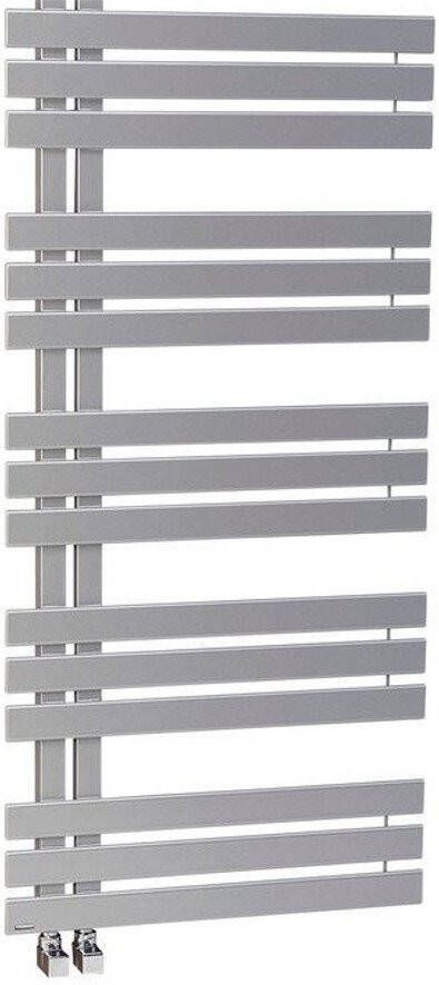 Sapho Designradiator Silvana Recht 50x123.6 cm 561W Zilver