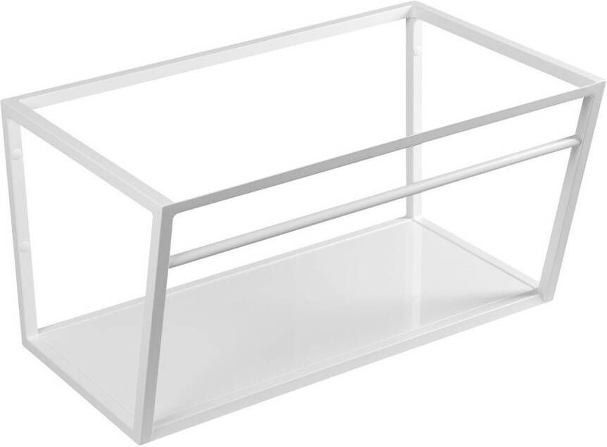 Sapho Ophangbeugel SKA Industrial voor Wastafelblad MA075 75 cm met MDF plank Mat Wit
