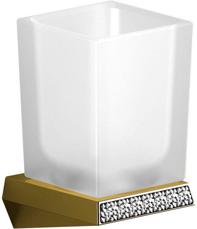 Sapho Glashouder Soul Crystal Hangend 8.8x13.6x8.6 cm Goud