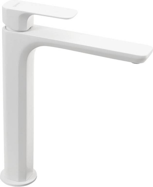 Sapho Wastafelmengkraan Spy 1-hendel Recht Hoog 29.8 cm Mat Wit
