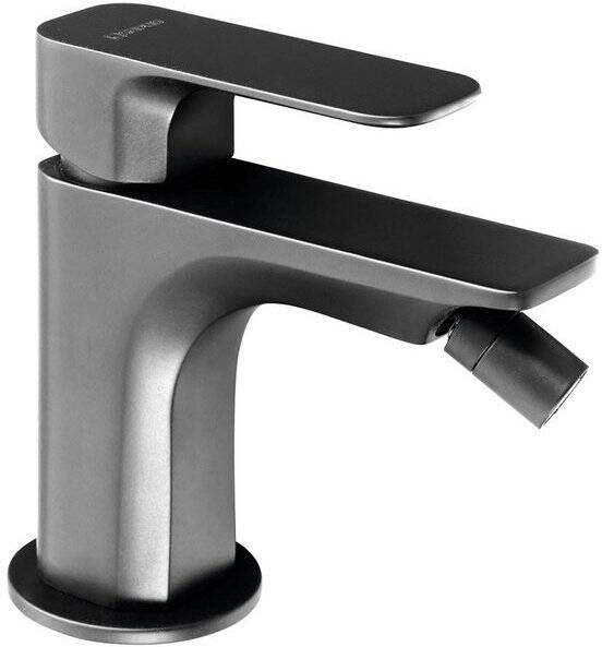 Sapho Spy opbouw bidet mengkraan mat zwart zonder pop-up waste