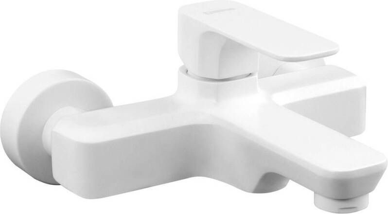 Sapho Opbouw Badkraan Spy Mengkraan 1-hendel 19.5 cm Mat Wit