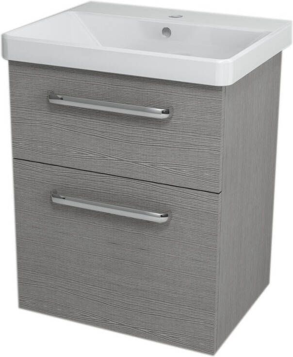 Sapho Theia Hori Badkamermeubel keramiek 56 cm grijs