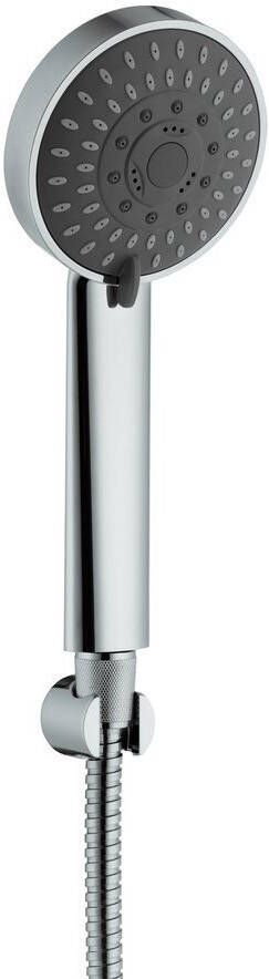 Sapho Handdoucheset Valy 5-standen incl Beugel Rond 11 cm Chroom