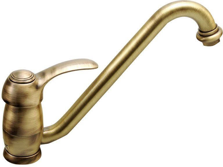 Sapho Keukenmengkraan Vanity 1-hendel Gebogen 23.5 cm Brons