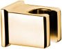 Sapho vierkante handdouchehouder met aansluiting 4.1x4.1cm goud - Thumbnail 2