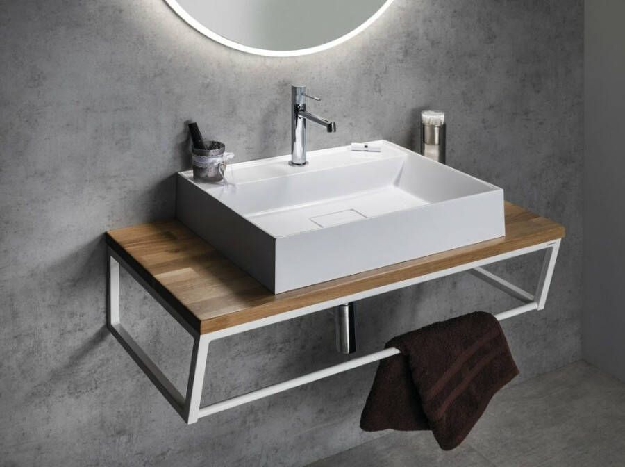 Sapho Woody blad 90x2.8x46 cm massief eiken naturel