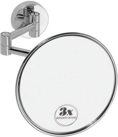 Sapho X-Round E Wandmontage make-upspiegel diameter 140mm chroom