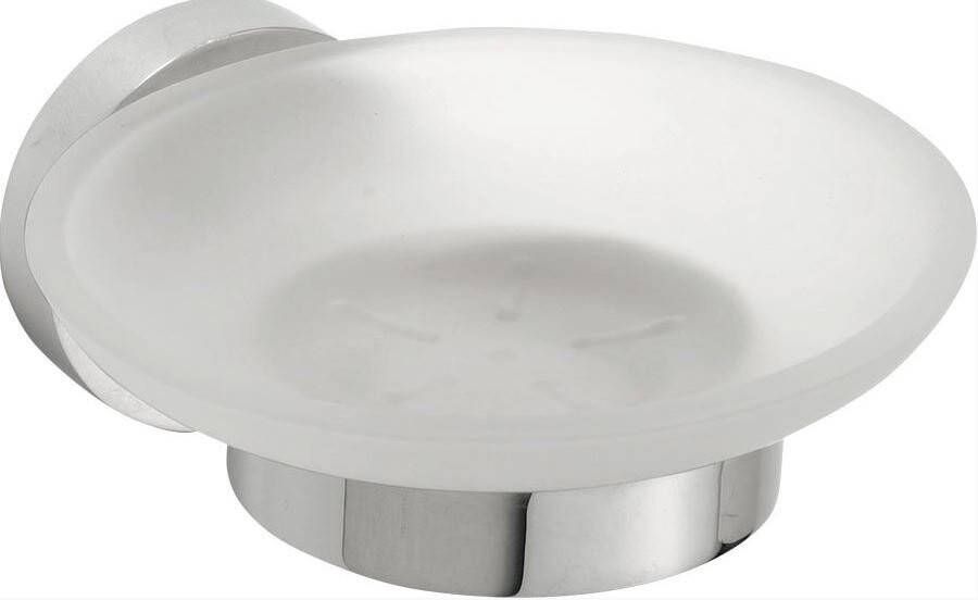 Sapho Zeephouder X-Round Hangend 11x5.5 cm Melkglas Chroom