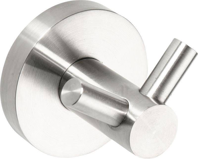 Sapho Dubbele Handdoekhaak X-Steel 5.5x6 cm Geborsteld RVS