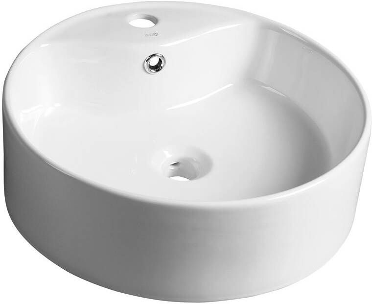 Sapho Waskom Yakarta Rond 46 cm Keramiek Wit