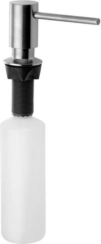 Sapho Inbouwzeepdispenser Kunststof Fles 350 ML RVS