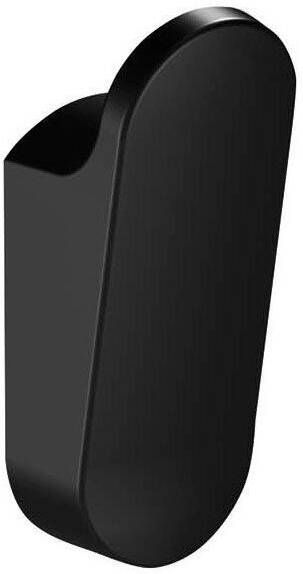 Sapho Handdoekhaak Zen Black 7x2.7 cm Zwart