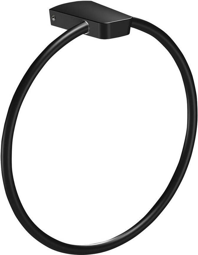 Sapho Handdoekhouder Zen Black 20.9x21.3 cm Zwart