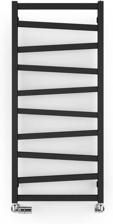 Sapho Zig Handdoekradiator 50x110 cm 406W anthraciet