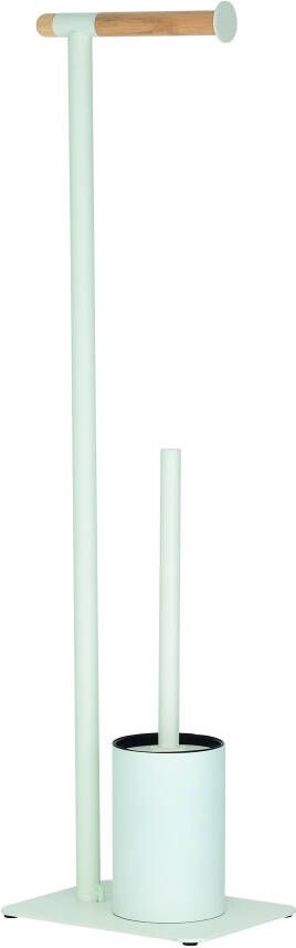 Sealskin Toiletbutler Toiletrolhouder Toiletborstel met houder vrijstaand Brix Wit - Foto 2