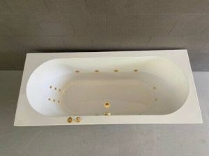 Sealskin bubbelbad met WP2 systeem 190x90 wit goud