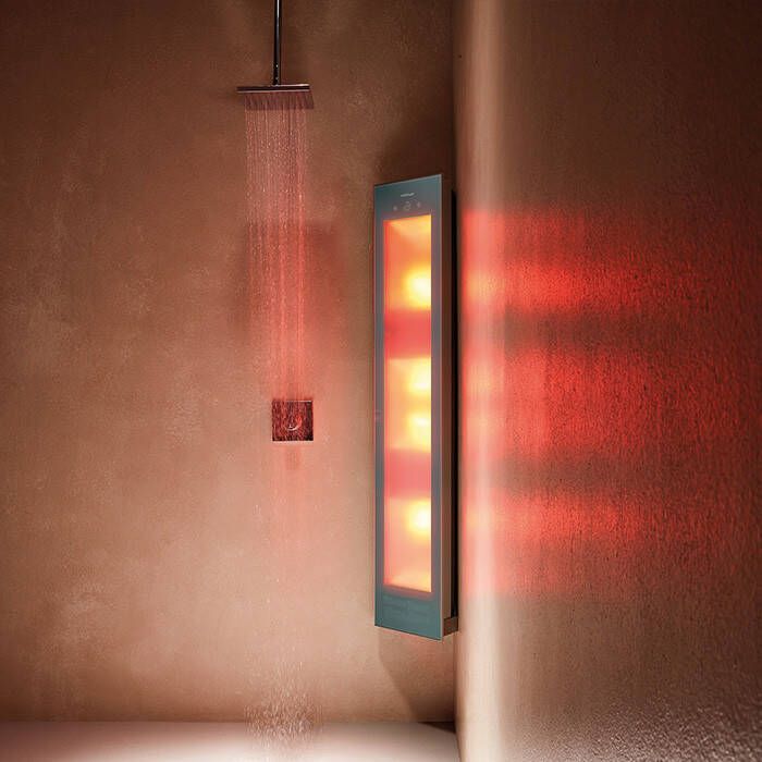 Sunshower Combi Organic Grey UV- en infrarood opbouwapparaat 29x144x22.8cm full body 2000watt Organic Grey 80032 - Foto 2