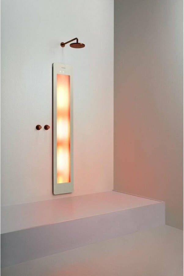 Sunshower Round Plus Large Sand White infraroodlamp en UV 33x185x10cm - Foto 2