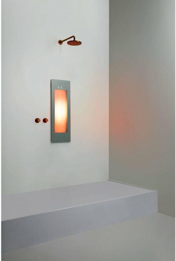 Sunshower Round Small Plus infrarood en UV licht inbouw 95x33x10cm Grey S0600-S0103 - Foto 3
