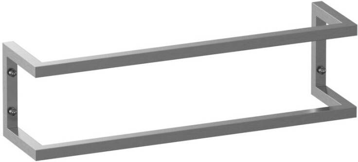 Topa Combi handdoekbeugel geborsteld RVS