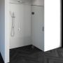 Saniclass Create douchedeur 160x200cm 2 delig profielloos met antikalk en 8mm veiligheidsglas chroom glans 4JC15 - Thumbnail 2