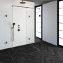 Saniclass Create Inloopdouche XL 180x200x100cm profielloos met antikalk en 8mm veiligheidsglas Goud geborsteld 4JC6 - Thumbnail 5