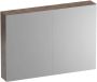 IChoice Dual spiegelkast 100x70cm indirecte LED verlichting binnen onder Rusty - Thumbnail 1