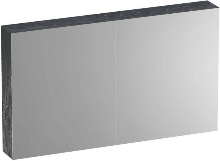 IChoice Dual spiegelkast 120x70cm indirecte LED verlichting binnen onder Metal