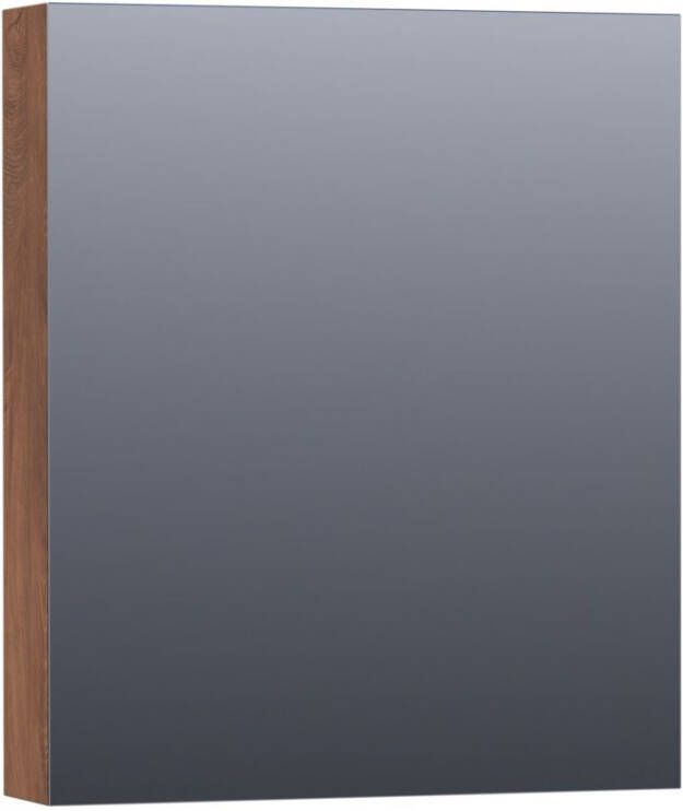 IChoice Dual spiegelkast 60x70cm indirecte LED verlichting binnen onder viking shield rechtsdraaiend