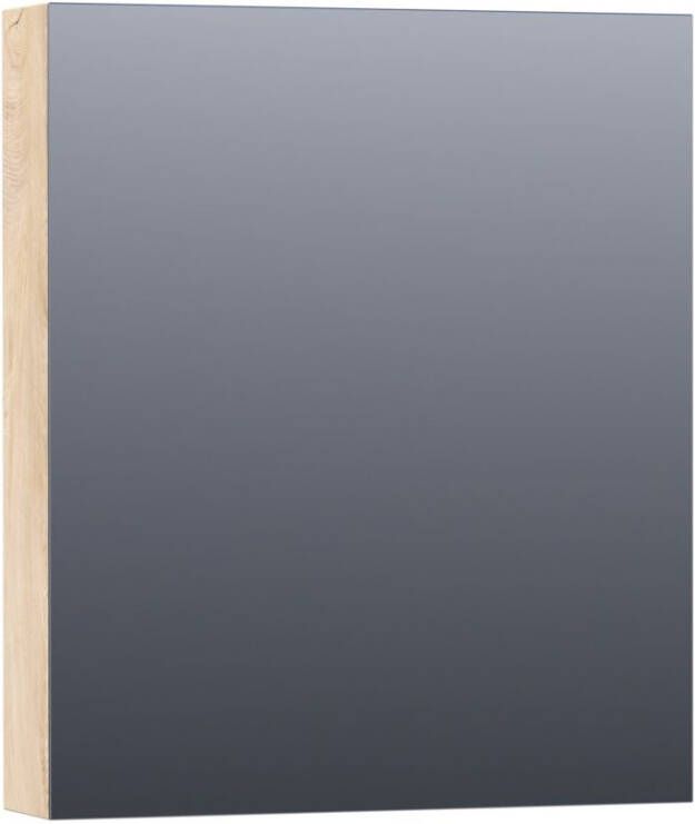 IChoice Dual spiegelkast 60x70cm indirecte LED verlichting binnen onder sahara rechtsdraaiend