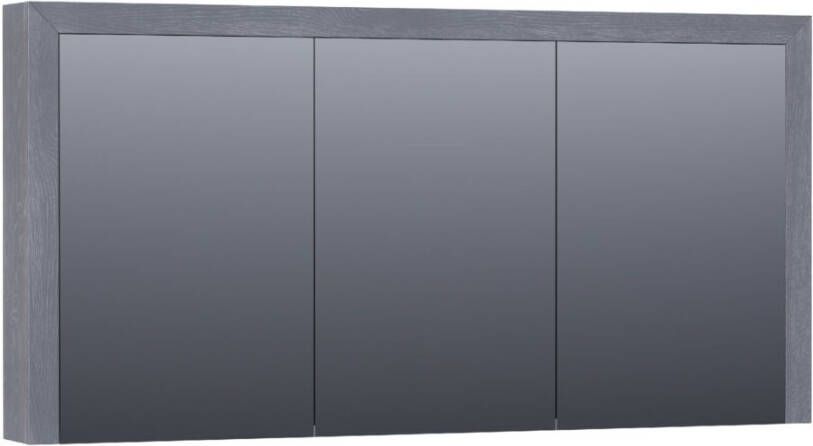 Topa Massief Eiken spiegelkast 140 purple oak