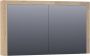 IChoice spiegelkast met kader 120x70cm massief eiken Grey Oak - Thumbnail 2