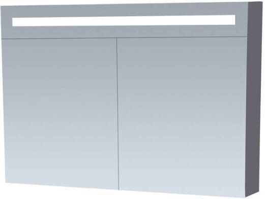 Tapo New Future spiegelkast Grijs 100cm dubbelzijdige spiegels, verlichting, & stopcontact online kopen