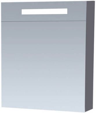 Topa New Future spiegelkast Grijs 60cm dubbelzijdige spiegel verlichting & stopcontact