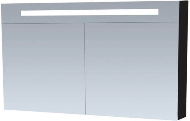 Tapo New Future spiegelkast Zwart 120cm dubbelzijdige spiegels verlichting & stopcontact