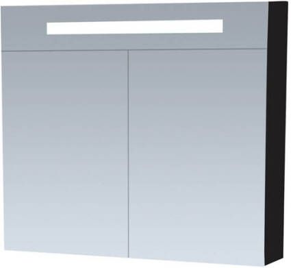 Tapo New Future spiegelkast Zwart 80cm dubbelzijdige spiegels, verlichting, & stopcontact online kopen