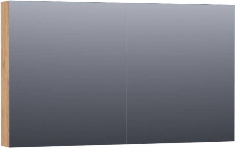 Brauer Impress spiegelkast 120x70x15cm zonder verlichting 2 dubbelzijdige spiegeldeuren Chateau SK-IM120CH