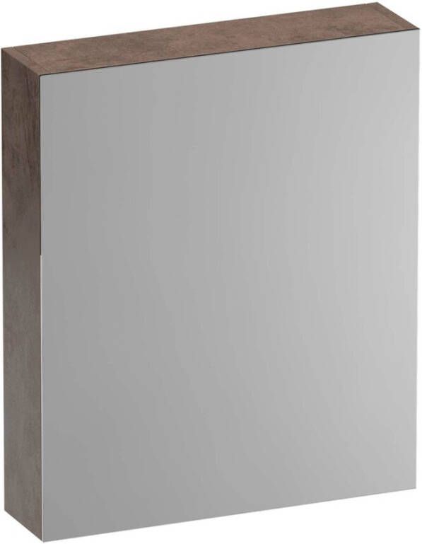 IChoice Plain spiegelkast 60x70cm Rusty Rechtsdraaiend
