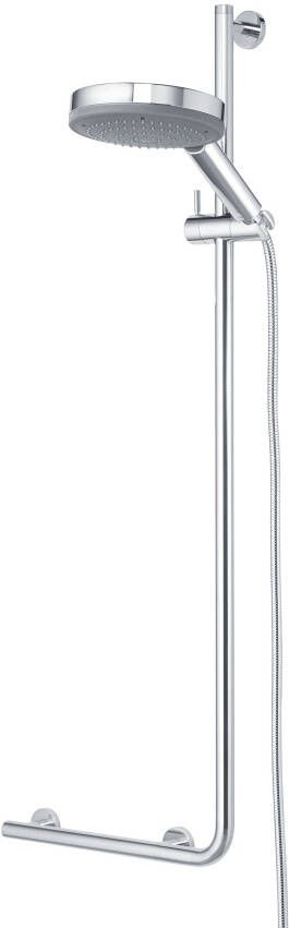 Tiger Boston Comfort & Safety douchestang met veiligheidsgreep rechts 45 3 x 7 7 x 114 cm rvs gepolijst