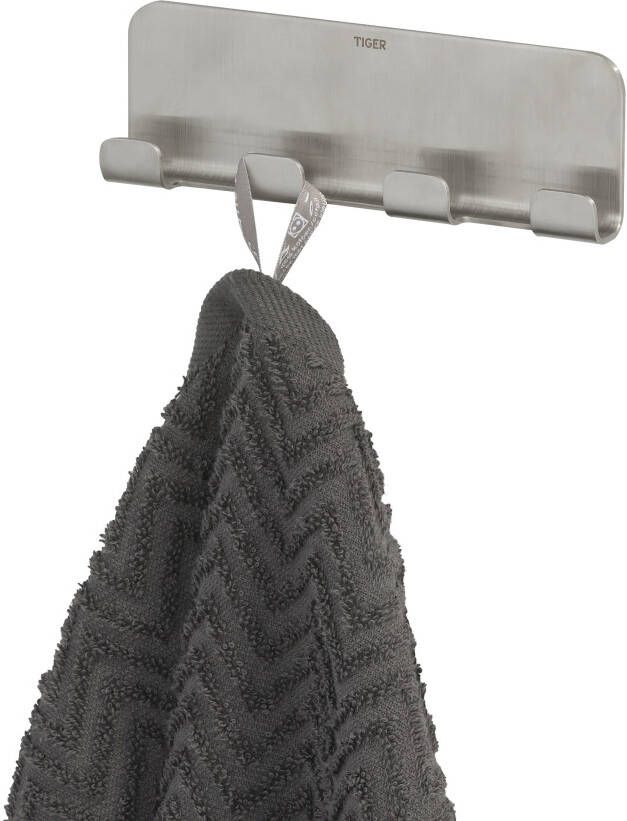 Tiger Colar Multihaak RVS geborsteld 15.5x4.9x2cm 1314730946 - Foto 2