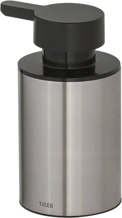Tiger Colar Zeepdispenser vrijstaand RVS geborsteld 6.5x12.2x8.1cm 1313530946