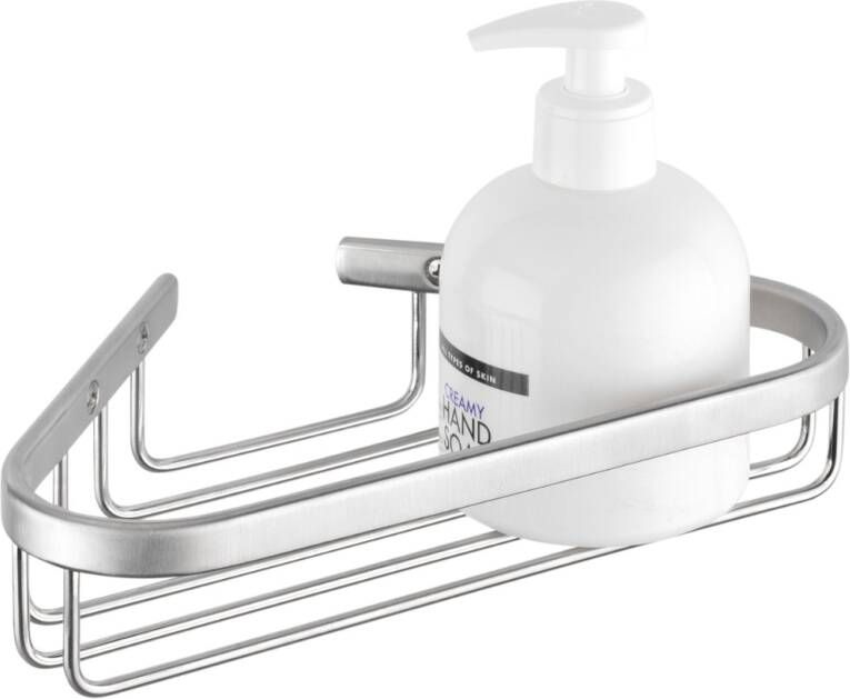 Tiger Exquisit Zeephouder Hoek groot RVS geborsteld 22x4.7x13.5cm 488920942