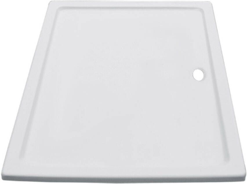 GO by Van Marcke Eden douchebak witte acryl 160x90x3.5 cm kleurvast behoudt een ongeschonden glans geluidsdempend eenvoudig te reinigen 16 mm verstevigde bodemlaag en fiberlaag EDEN 160X90X3