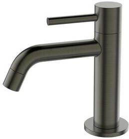 GO by Van Marcke Cocoon fonteinkraan 14.1cm geborsteld gunmetal (antraciet) 9502-81QS