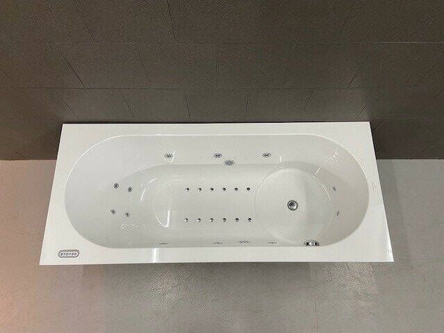 Villeroy & Boch Libra bubbelbad met Excellent systeem en verlichting 160x70 wit