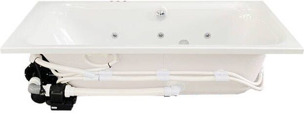 Villeroy & Boch O.Novo bubbelbad met WPe3 systeem en verlichting 180x80 wit